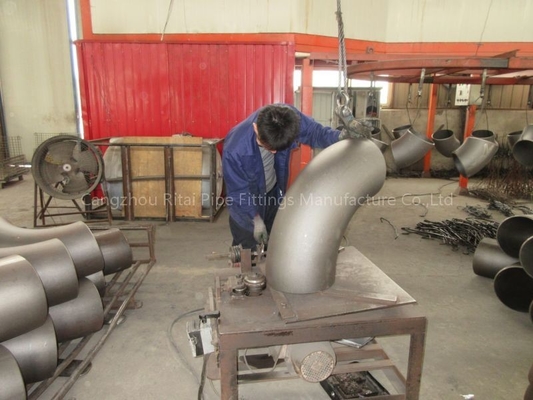 Συναρμολογήσεις 180 συγκόλλησης άκρης ASME B16.48 χάλυβας άνθρακα 45 βαθμού αγκώνας μειωτών 90 βαθμού