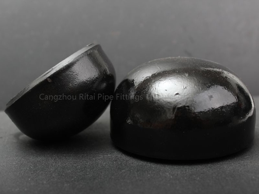 Μαύρη τοποθέτηση σωληνώσεων ASTM B16.25 B16.9 A234 GR.WPB ΚΑΠ ASME SCH40 3.68mm 3.91mm