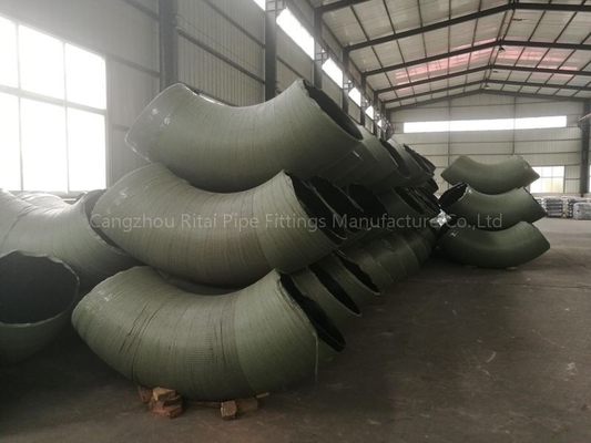 ASTM σύντομη ακτίνα Sch 100 χάλυβας άνθρακα 100% RT αγκώνων συγκόλλησης άκρης χάλυβα 180 βαθμού