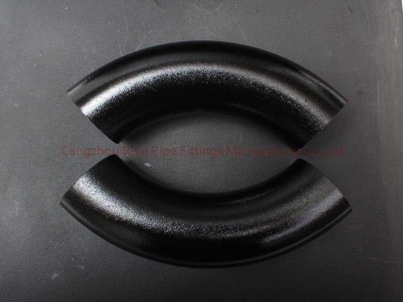 Εξαρτήματα ASTM DN200 XS SCH80 σωλήνων συγκόλλησης άκρης A53Gr.B A106GR.B 4 ίντσα κάμψη 180 βαθμού